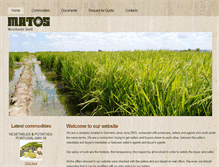Tablet Screenshot of matos-warenhandel.com